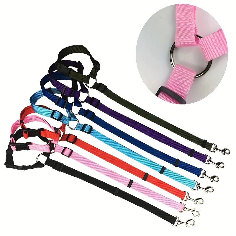 Ring Dog Car Seat Belt Durable Nylon Dog Seat Belt For Small Large Dogs Adjustable Lead Puppy Travel Car Safety Rope