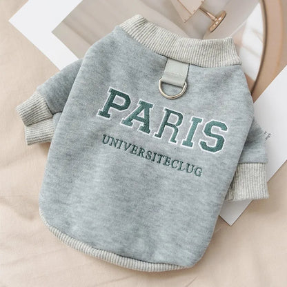 Winter Clothes for Dogs Pet Warm Dog Hoodies Letter Pullover Dog Coat New Cat Clothing Chihuahua French Bulldog Puppy Sweatshirt