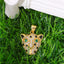 Juya 18K Real Gold Plated Cubic Zircon Bear Lion Bird Tiger Panther Head Leopard Charms For DIY Pendant Necklace Bracelet Making
