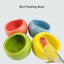 Imitation Ceramic Bird Feeder bowl Plastic Parrot Feeding Food Drinking Bowl for Parakeet Lovebird Finches Bird HamsterSupplies