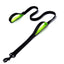 Double Handle Dog Leash, Double-Sided Reflective Night Safety, Heavy Duty For And Extra Large And Me