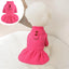 Thermal Fleece Dog Dress for Small Dogs Girl Winter Dog Sweater Puppy Clothes Chihuahua Yorkie Teacup Pet Outfit Cat Apparel