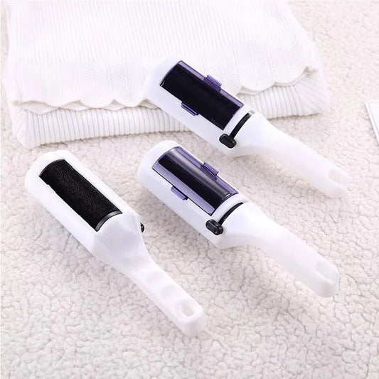 1PC Electrostatic Dry Cleaner Suction Brush Pet Hair Brush White Electrostatic Brush Wool Coat Cleaner Bristles