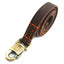 Heavy Duty Leash for Dogs Soft Hand-stitched Thick Real Leather Dog Leash Military Grade Dog Lead Training Leash for Large Dogs