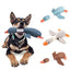 Pet Mallard Duck Dog Toy for Aggressive Chewers Dog Squeaky Wild Goose Puzzle Training Toys Cute Soft Dog Chew Toy with Squeaker