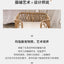 Japanese ins natural rattan dog cat pet bed teddy kennel princess bed summer removable cage