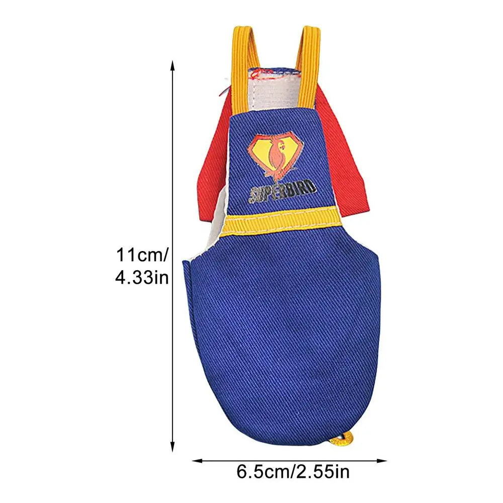 Parrot Diaper Cute Bird Physiological Diaper Cockatiel Pigeons Small Medium Large Pet Birds Flight Suit Clothes Nappy Washable