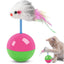 Pet Durable Colorful Feather Mimi Favorite Fur Mouse Tumbler Kitten Cat Toys Play Balls For Catch Cats Supplies 2PCS