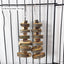 Natural Wooden Small Pet Toys Molar Chew Toy Hangable Apple Tree Wood Bite Toys For Hamster Rabbit guinea pig Toys Accessories