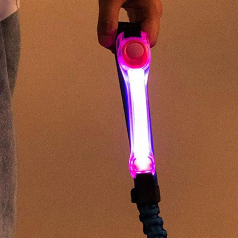 New LED Light-Up Wristband Led Slap Bracelets Flashing Light Bracelets In The Dark Reflective Armband For Walk The Dog