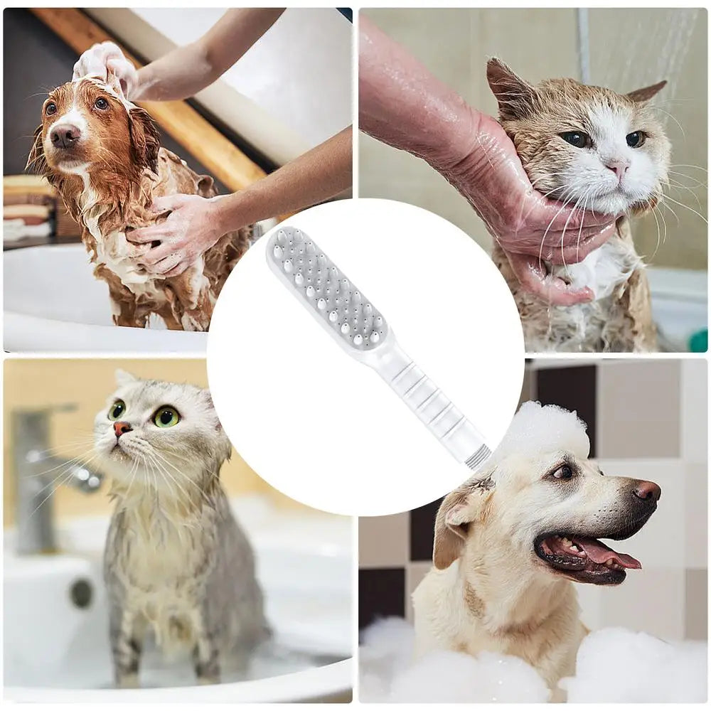 Pet Shower Sprayer Multifunctional Dog Bathing Massage Sprayer Indoor Outdoor Pet Cleaning Showerhead For Bathroom Toilet Garden