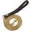 Dog Lead 10MM Gold Dog Leash Stainless Steel Metal Chew Proof Chain Pet Traction Rope