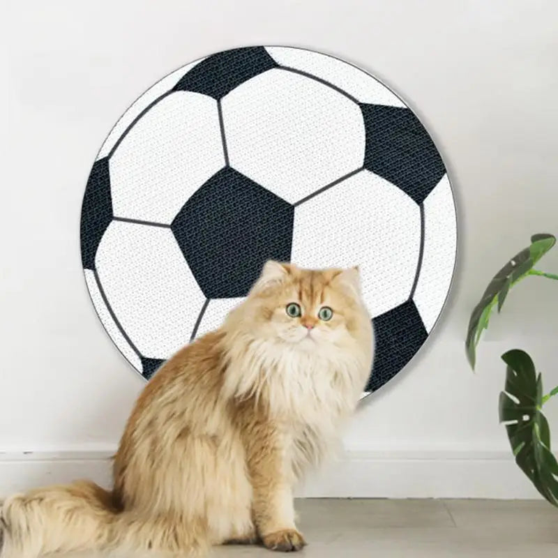 Scratching Pad For Indoor Cats Scratching Mat Corrugated Paper Wall Scratchers Pet Supplies Panda Cactus Football Ghost Pattern