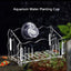 Hanging Fish Tank Crystal Acrylic Pot Polka Aquarium Decoration Water Planting Cylinder Cup Feeding Accessories with SuctionCup