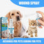 Pet Wound Spray Dog Cat Skin Scratch Wound Treatment Repair Liquid Wound Spray Blocking O9R6