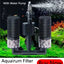Black Aquarium Filter for Aquarium Fish Tank Air Pump Skimmer Biochemical Sponge Filter Aquarium Bio Filters Filtro Aquario