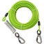 Double-headed Dog Tie Out Cable Leash, Long Steel Wire Rope, Outdoor Dogs Straps, Adjustable Running Rope Supplies