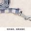 Dog Harness with Bow Plaid Cat Harness Adjustable Length Pet Harness with Dog Leash Four Colors Dog Harness and Leash Set