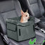 UXCELL Fashion Dog Car Seat for Dog Portable Dog Car Travel Bed for Pet Gray Casual Solid Outdoor Oxford Cloth Mats