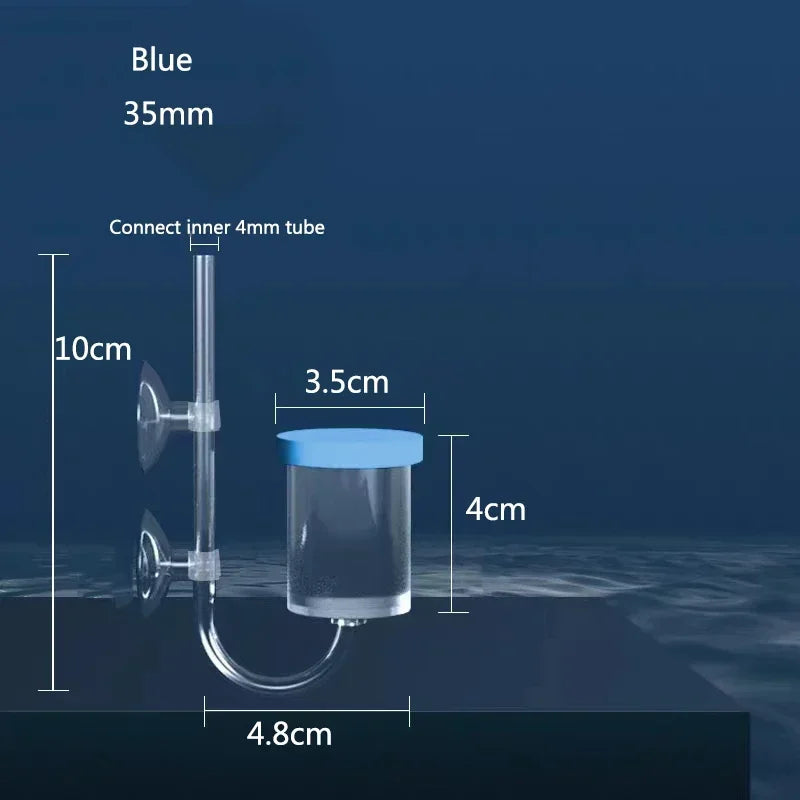 High transparency Acrylic Air Pump Sand Stone Aquarium Oxygen Pump Fresh Air Stone Nano Bubble Bar Aquarium Fish Tank Aerator