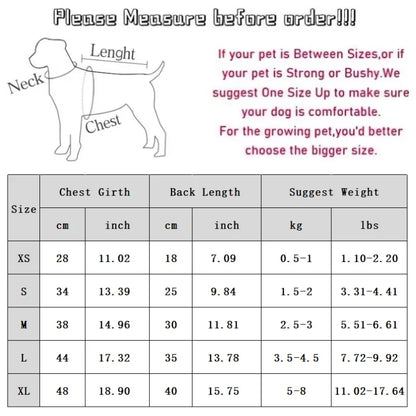 Winter Pet Waterproof Jacket Four Legged Dog Clothes Dog Jumpsuit Cat Costume Chihuahua French Bulldog Bichon Clothing Warm Coat