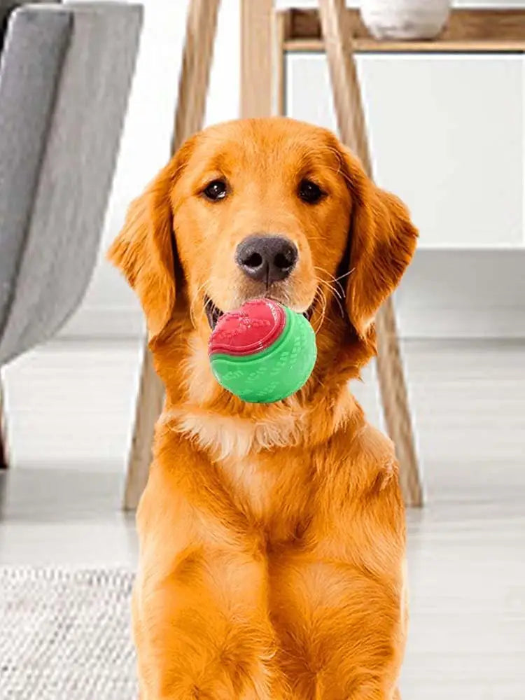 Dogs Interactive Toys Interactive Dog Ball Squeaky Balls Toys Pet Grinding Teeth Toy for Dog Pet Teeth Cleaning Pet Supplies