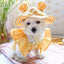 Pastoral Style Plaid Cat Hat Cute Ears Sunshade Cap for Dogs Summer Pet Headwear Unisex Outdoor Hats Chihuahua Dogs Accessories