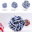 Pet Toy Chew Teething Cotton Rope Knot Ball Toys For Dog Tooth Clean Ball Bite-Resistant  Dog Chew Puppy Training InteractiveToy