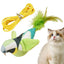 Cat Sound Bird Toy Interactive kitten Toy Bird With Sounds Real Birds Interactive Cat Toys For Indoors Realistic Toys For Cats