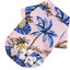 Summer Dog Shirt Hawaiian Beach Pet Clothing Coconut Tree Flower Print Puppy T-Shirt for Small Dogs Cats Vest Camp Shirt for Pug