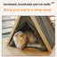 Pet Tent Cat Kennel Available in All Seasons Dog Tent with Thick Cushion Portable Removable Washable Closed