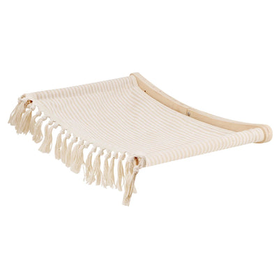 Cat Hammock Wall Mounted Cat Climbing Shelves Tree Tower Hand Woven Cat Wall Hanging House Macrame Detachable Steps & Platform