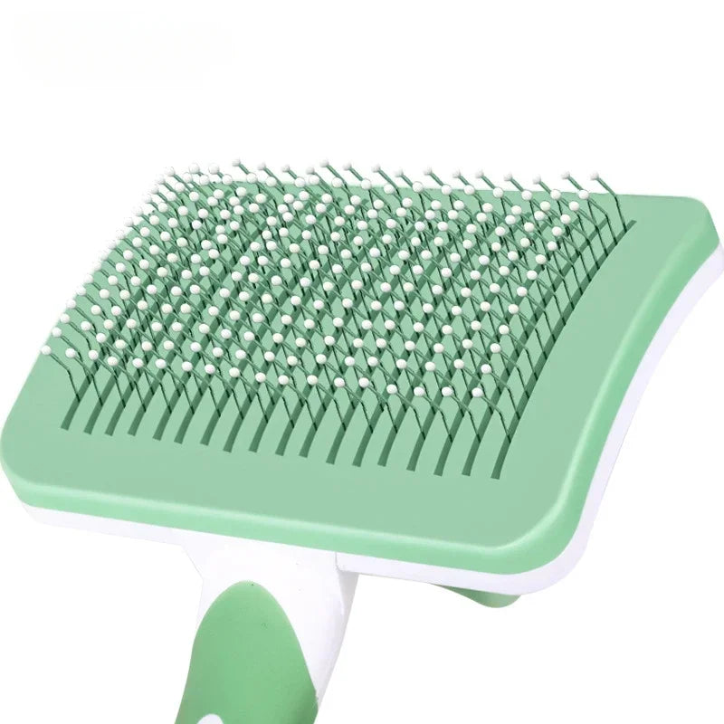 Pet Combs Self-cleaning Key Fading Comb Knots Removing Hair Massage Comb Cat and Dog Universal Easy To Clean