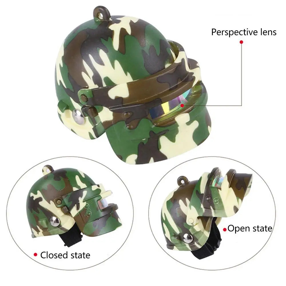 Chicken Helmet Small Pet Hard Hat Funny Chicken Helmet Hen Hard Bird Hat Headgear Protective Pet Helmet Safe Supplies