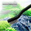 13cm Steel Wire Brush Aquarium Algae Cleaning Brush Nylon Brush Aquarium Cleaner Fish Tank Stain Cleaning Tools Accessories 3pcs