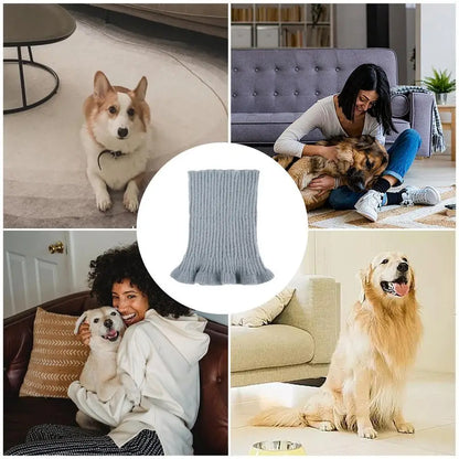 Winter Dog Scarf Ear Protector Knitted Dog Snoods Pet Scarf Noise Ear Protection Comfortable Calming High Elasticity Pet