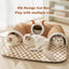 Cats Pet Products Warm Supplies Christmas Goods for Winter Basket Houses Habitats Kitten Accessory Bed Dog All Things Mat Beds