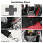 UXCELL Dog Car Back Seat Cover Waterproof Pet Travel Dog Beds Hammock Car Rear Back Protector Mats Safety Carrier For Dogs
