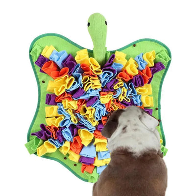 Pet Snuffle Mat Dog Foraging Mats in Turtle Shape Enrichment Toys Puppy Dog Feeding Mat  Treat Dispenser Slow Feeding Blanket