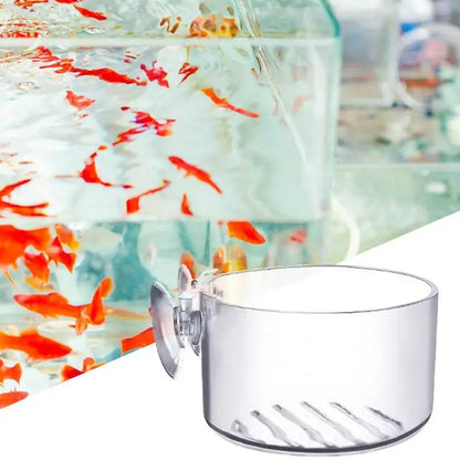 Aquarium Decoration Plant Cup Pot Acrylic Aquatic Plant Cup With Suction Holder Planting Cylinder Cup Water Plant  Accessories