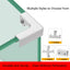 Glass Clamp Combination Fixing Clip for Showcase Fish Tank Cabinet Garden Fence Ceramic Tile Splicing DIY Panel Reinforced Clip