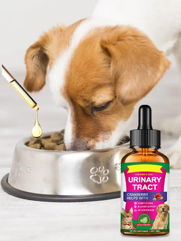 Powerful Cat Bladder Drops 60ml For Urinary Tract Care Powerful Bladder Stone Remover Promote Kidney Health Pet Health Care