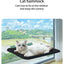 Ultra-Soft Cat Window Hammock Bed - Cozy Cloud-Like Perch for Feline Naptime - Securely Mounted, Perfect Space-Saving