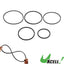 UXCELL Fish Feeding Ring Fish Feeders Floating Plant Corral Aquarium Fish Tank Plant Corral Fish Food Feeding Assistant 5pcs