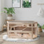 Easy Opening Wooden Animal Cage with Interior Stairs Small House for Hamsters Chinchillas Rabbits Cats Dogs