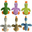 Cute Dog Plush Toys Pet Duck Squeak Toy for Puppy Sound Wild Goose Chew Toy for Small Middle Large Dogs Teeth Cleaning
