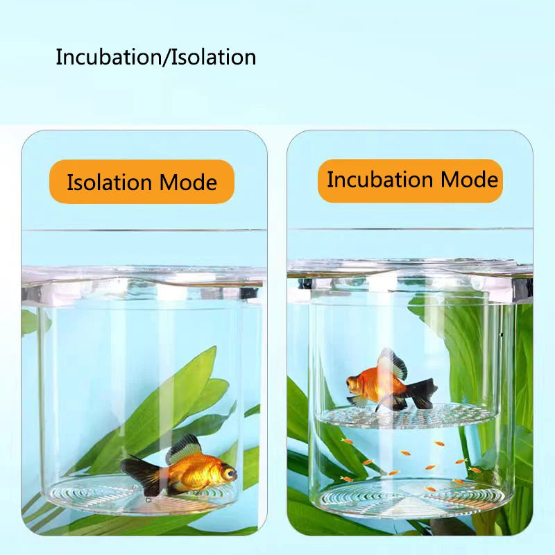 Floating Fish Breeding Isolation Box Aquarium Breeder Feeder Plastic Fish Tank Hatching Incubator Aquarium Hatchery Accessories