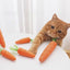 2024 New Cat Toys Sound Carrot Cuddle Cat Stick Since Fun Fun Cat Teething Stick Anti-bite Cat Scratch Board Pet Supplies