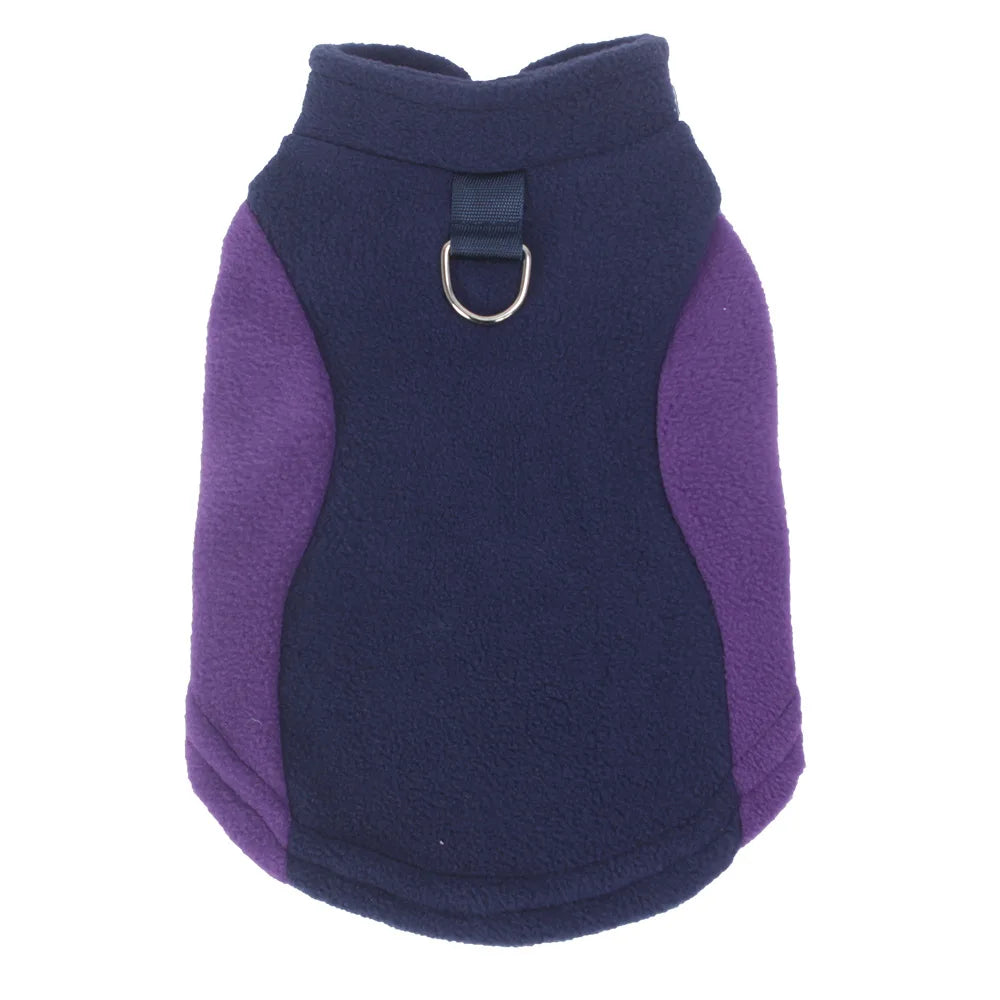 Fleece Vest Dog Sweater Warm Pullover Fleece Dog Jacket Winter Dog Clothes for Small Medium Dogs, Cold Weather Coat Pet Apparel