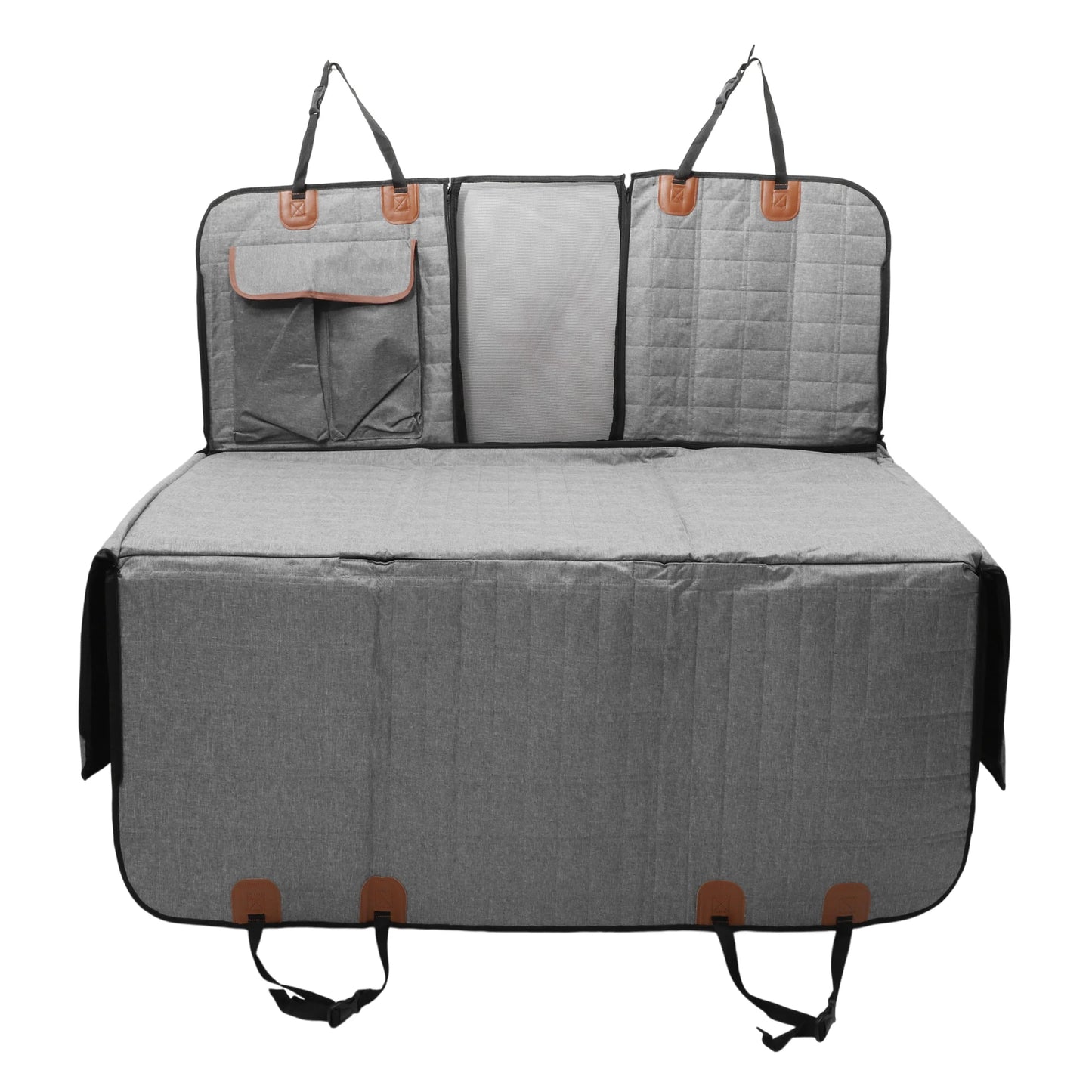 UXCELL Dog Car Seat Cover for Back Seat Waterproof Pet Seat Protector Casual Silod Travel Mats for Dogs Cats